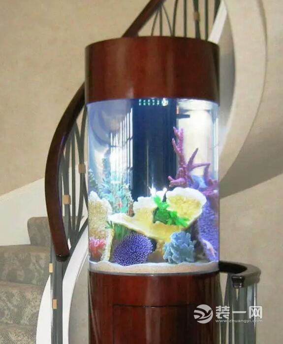 逆天的创意家居鱼缸装修设计效果图 藏身之处想不到